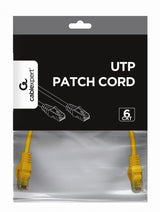 EAN 8716309093033 - Gembird PP6U-0.25M/Y cable de red Amarillo 0,25 m Cat6 U/UTP (UTP) imagen 3