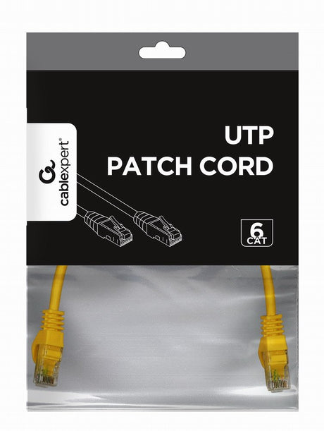 EAN 8716309093033 - Gembird PP6U-0.25M/Y cable de red Amarillo 0,25 m Cat6 U/UTP (UTP) imagen 3