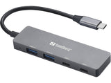 Usb-C To 2xusb-A+2xusb-C Hub - Warranty: 60m