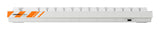 Cherry K5 Pro Tmr Compact, Con Cable, Usb, Mechanischer Switch, Qwerty, Rgb-Led, Naranja, Blanco