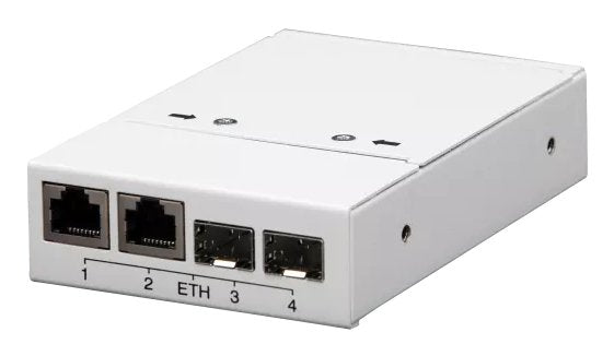 Axis T8604 Media Converter Switch Conversor De Soportes De Fibra Gige 10base-T, 100base-Tx, 1000base-X, 100base-X 2 Puertos Rj-45 / Sfp (Mini-Gbic) Para Axis P1455-Le, P1455-Le-3, P3818-Pve, Q1942-E, Q3538-Slve