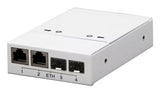 Axis T8604 Media Converter Switch Conversor De Soportes De Fibra Gige 10base-T, 100base-Tx, 1000base-X, 100base-X 2 Puertos Rj-45 / Sfp (Mini-Gbic) Para Axis P1455-Le, P1455-Le-3, P3818-Pve, Q1942-E, Q3538-Slve