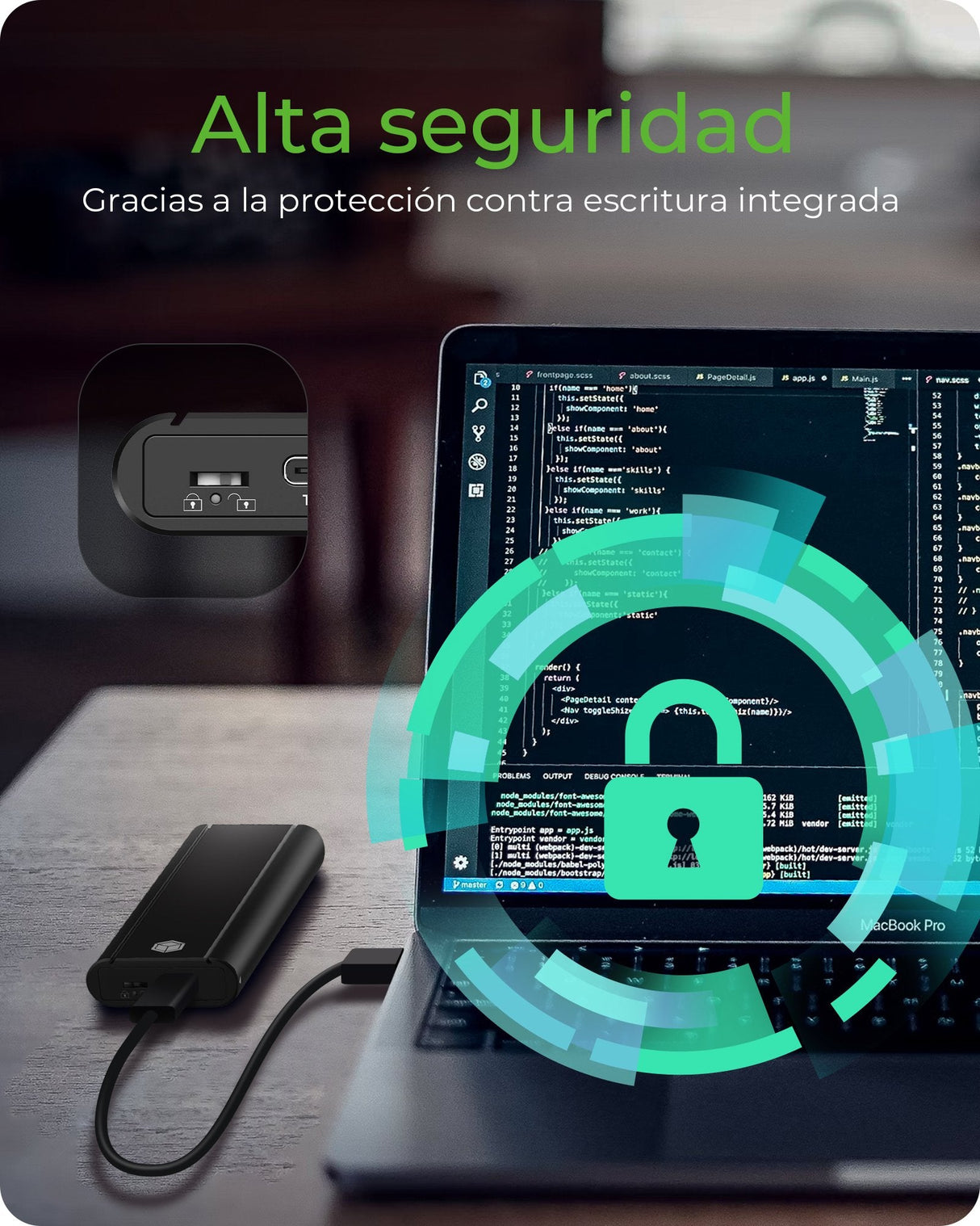 EAN 4250078172925 - ICY BOX IB-1807MT-C31 Caja externa para unidad de estado sólido (SSD) Negro M.2 imagen 7