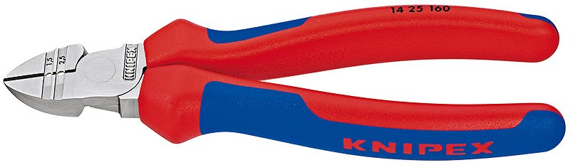 Knipex 14 25 160 Taller Abisolier-Alicate De Corte Lateral Con Facette