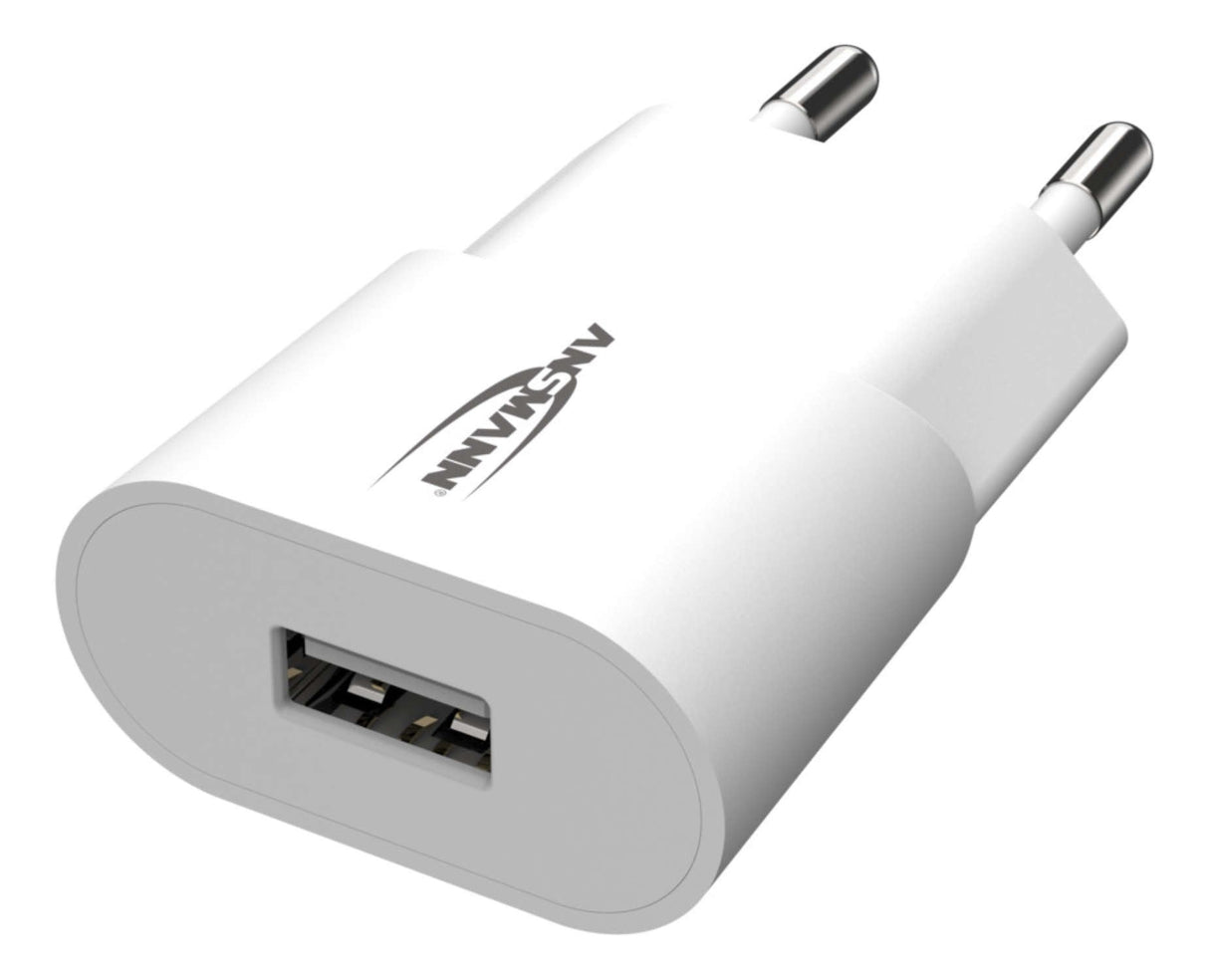 Cargador De Casa Ansmann Hc105w 1xusb 1000ma Blanco