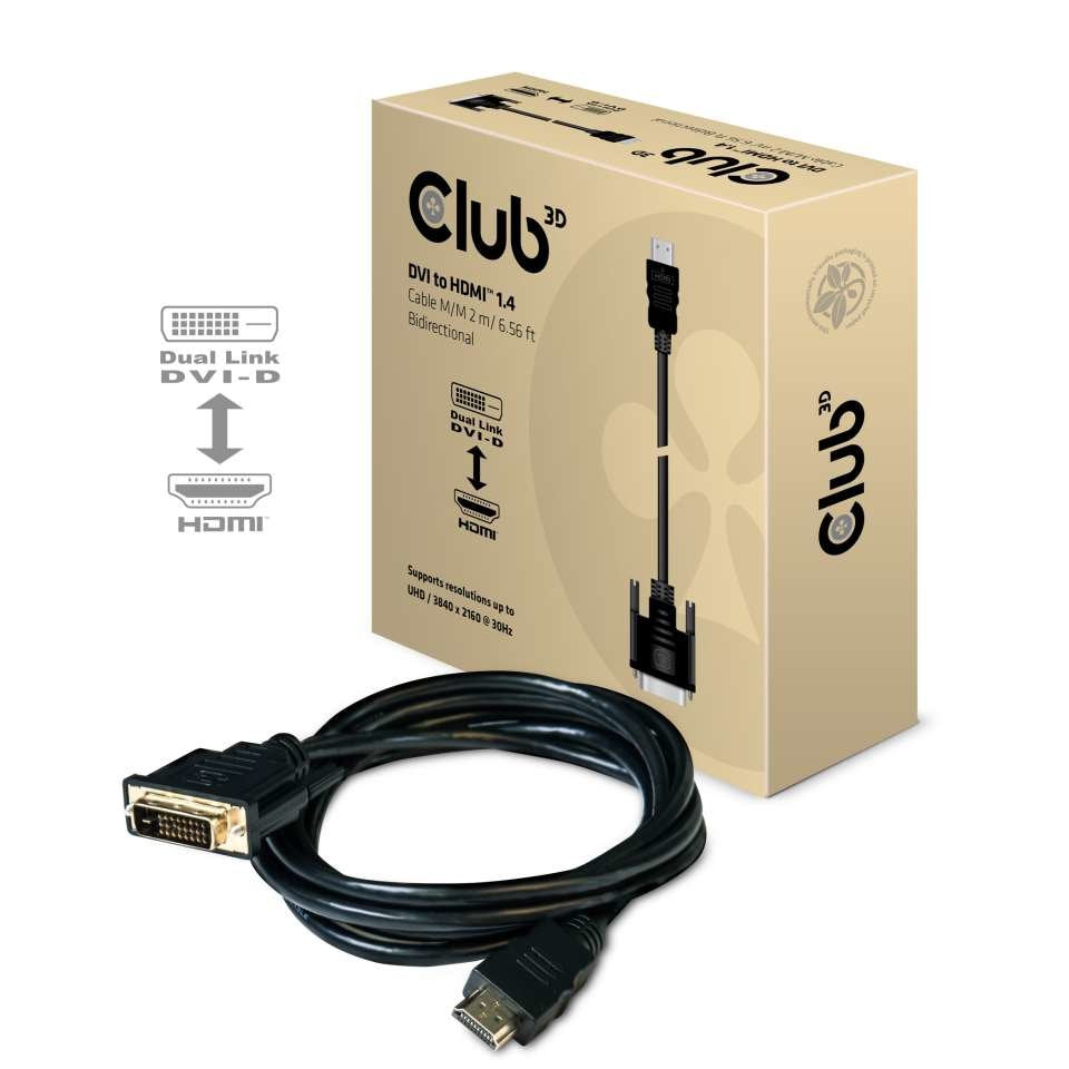 EAN 8719214471033 - CLUB3D CAC-1210 cambiador de género para cable DVI Dual Link Negro imagen 2