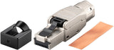 Conector Rj45 Cat 8.1 Stp  Sin Herramientas Goobay     (Precio 1 Unidad)   (Embalaje  1/50/250)
