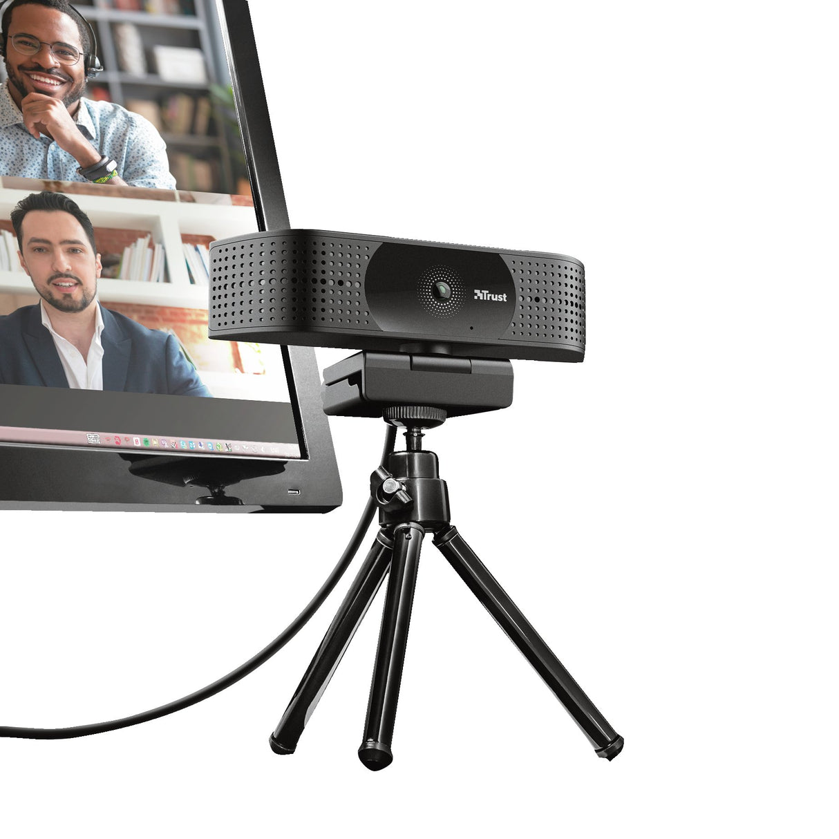 EAN 8713439244229 - Trust TW-350 cámara web 3840 x 2160 Pixeles USB 2.0 Negro imagen 6