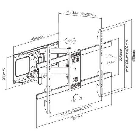 EAN 8716309126229 - Gembird WM-80ST-02 soporte para TV 2,03 m (80") Negro imagen 17