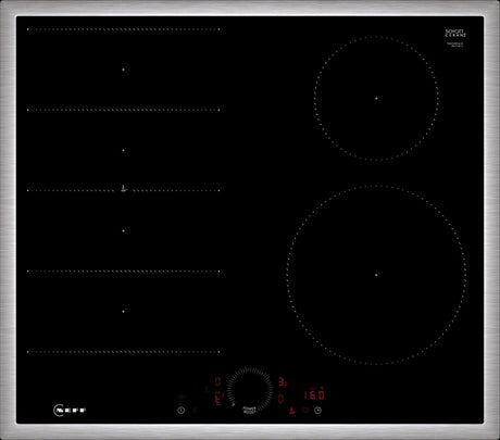 EAN 4242004273165 - Neff T66SHE4L0 hobs Negro, Acero inoxidable Integrado 60 cm Con placa de inducción 4 zona(s) imagen 1