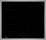 Neff T66she4l0 N 70, Placa Autosuficiente Negro/Acero Inoxidable, 60 Cm T66she4l0