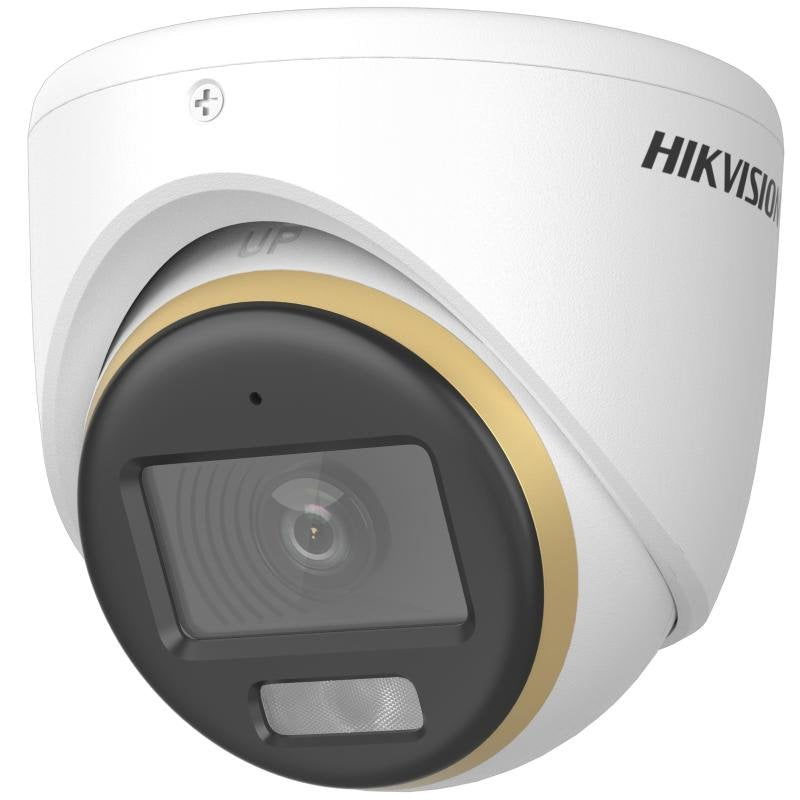 Hikvision Ds-2ce70df3t-Lmfs(2.8mm) 2 Mp Cámara Turret Colorvu De Doble Luz Fija