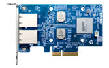 Adaptador De Red Oqnap Qxg-10g2t Pcie 10 Gbe Rj45 X2