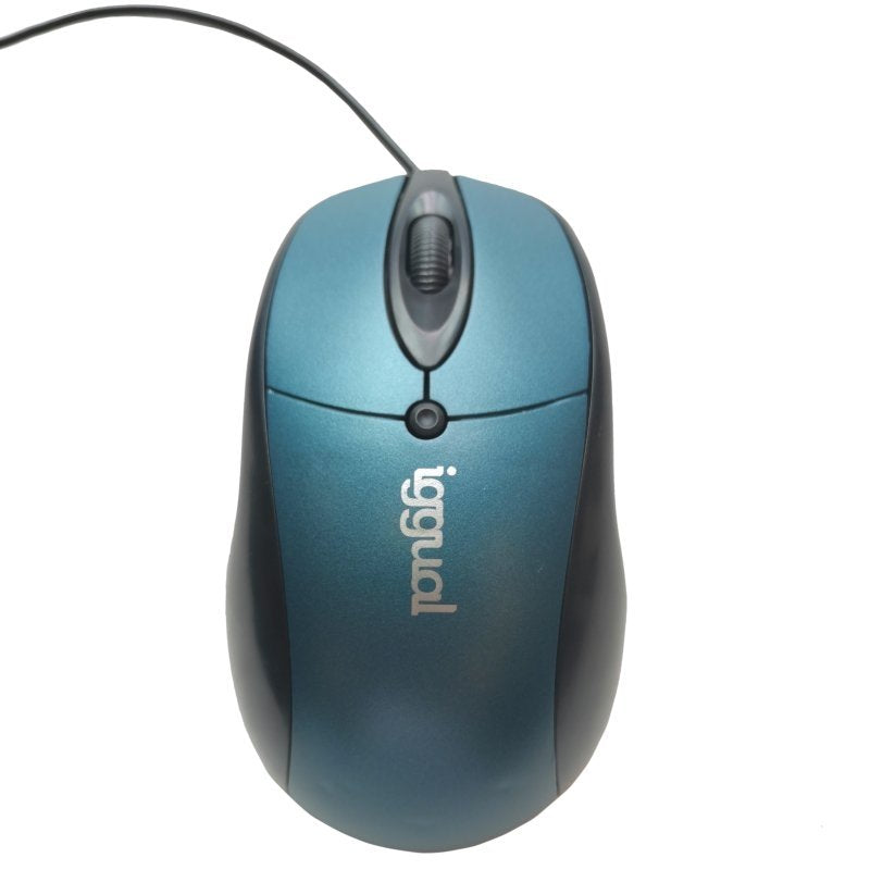 Iggual Ratón Óptico Com-Ergonomic-Xl-800dpi Azul