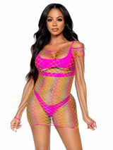 EAN 0714718561417 - Leg Avenue 86131_10122 conjunto de ropa interior y bodi Multicolor imagen 4