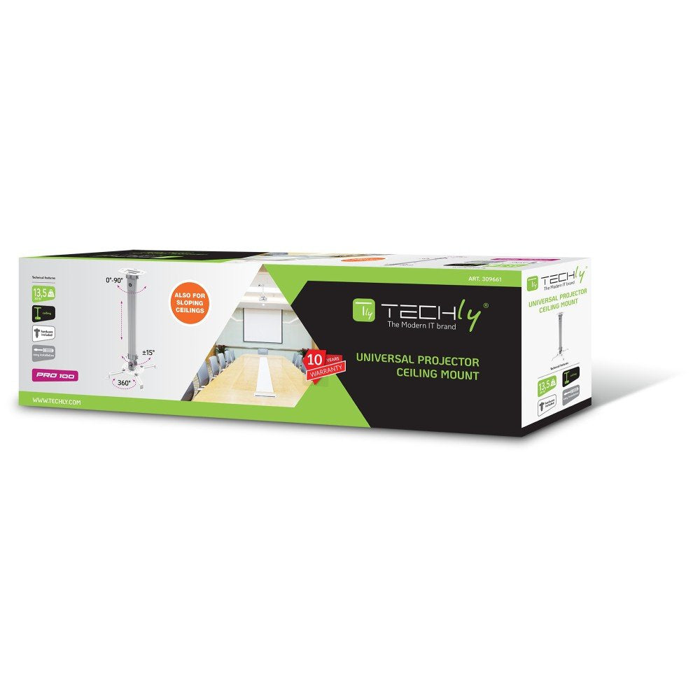 EAN 8057685309661 - Techly ICA-PM 18M montaje para projector Techo Plata imagen 2
