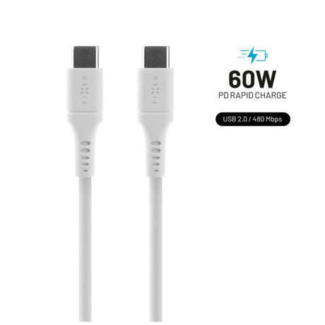 EAN 8591680147304 - FIXED FIXDLS-CC2-WH cable USB USB 2.0 2 m USB C 4,8 Gbit/s Blanco imagen 1