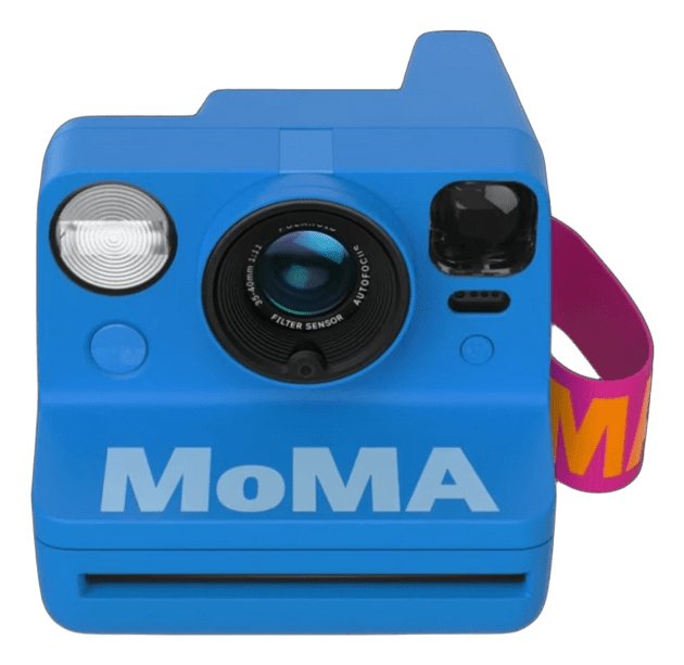 Cámara Instantánea Polaroid Now Generation 3 Edición Moma 79 Mm X 79 Mm Flash Azul