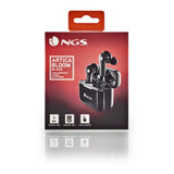 Auriculares Bluetooth Ngs Ártica Bloom Con Estuche De Carga Autonomía 6h Negros