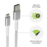 EAN 5711428071187 - dbramante1928 CB25ACGR7118 cable USB USB 2.0 2,5 m USB A USB C Blanco imagen 4