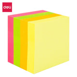 Deli Cubo Notas 4x100h 51x51mm Colores Surtidos Neon
