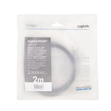 EAN 4052792062076 - LogiLink CDA0105 cable DisplayPort 2 m Negro, Gris imagen 3