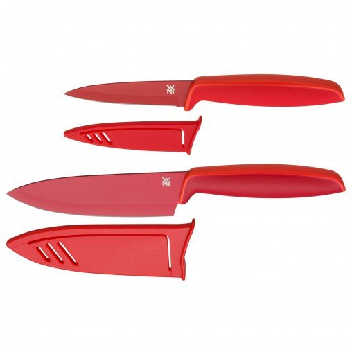 Juego De Cuchillos Wmf 18.7908.5100, Acero Inoxidable, Rojo, Rojo, Ergonómico, Touch