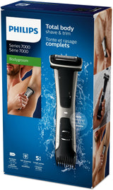Shaver For Body Philips Bodygroom Bg7025/15 (Black Color)