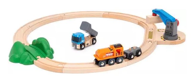 EAN 7312350360288 - BRIO World Train Set Starter Lift & Load Set imagen 3