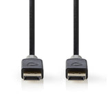 Nedis Ccbw37014at20 Cable Displayport 2 M Antracita, Gris