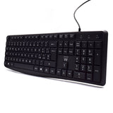 Ewent Teclado Con Cable Usb - Disposicion Italiana Qwerty It - Cable De 1.35m - Teclas De Bajo Perfil Y Silenciosas -