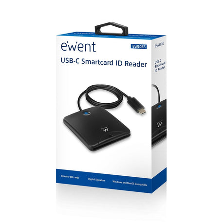 EAN 8054392612343 - Ewent EW1055 lector de tarjeta inteligente Interior USB USB 3.2 Gen 1 (3.1 Gen 1) Negro imagen 4
