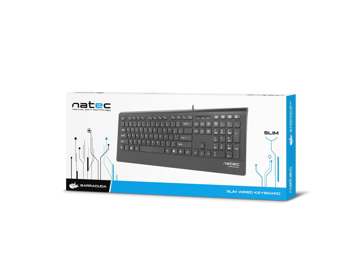 EAN 5901969407099 - NATEC BARRACUDA teclado Universal USB QWERTY Negro imagen 6