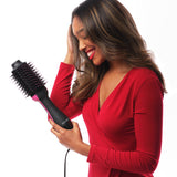 Revlon Rvdr5222e Cepillo De Secado Perfeccionista Para Dar Volumen 2 En 1 - Colección Pro - Negro / Rosa