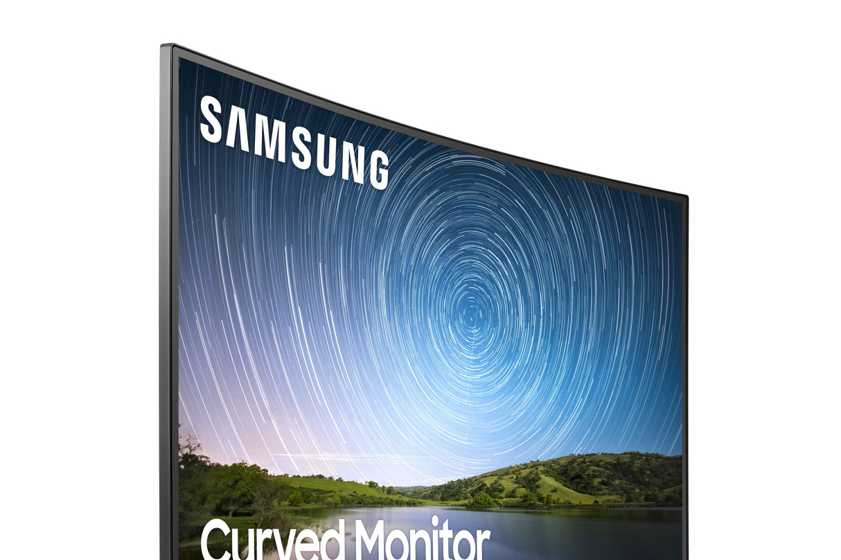 Samsung C27r500fhp 27" Curved  Full Hd Led Azul, Gris