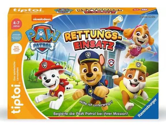 Misión De Rescate De La Patrulla De Ravensburger Tiptoi, Juego De Mesa, Juego De Mesa 00202