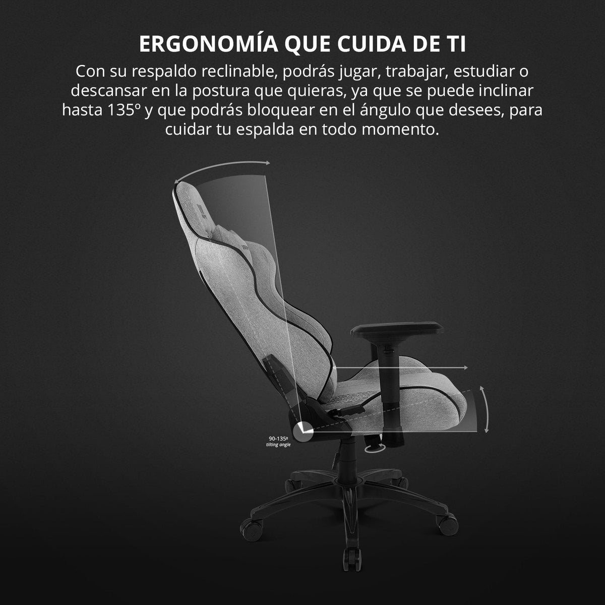 Silla Gaming Drift Dr190 Gris