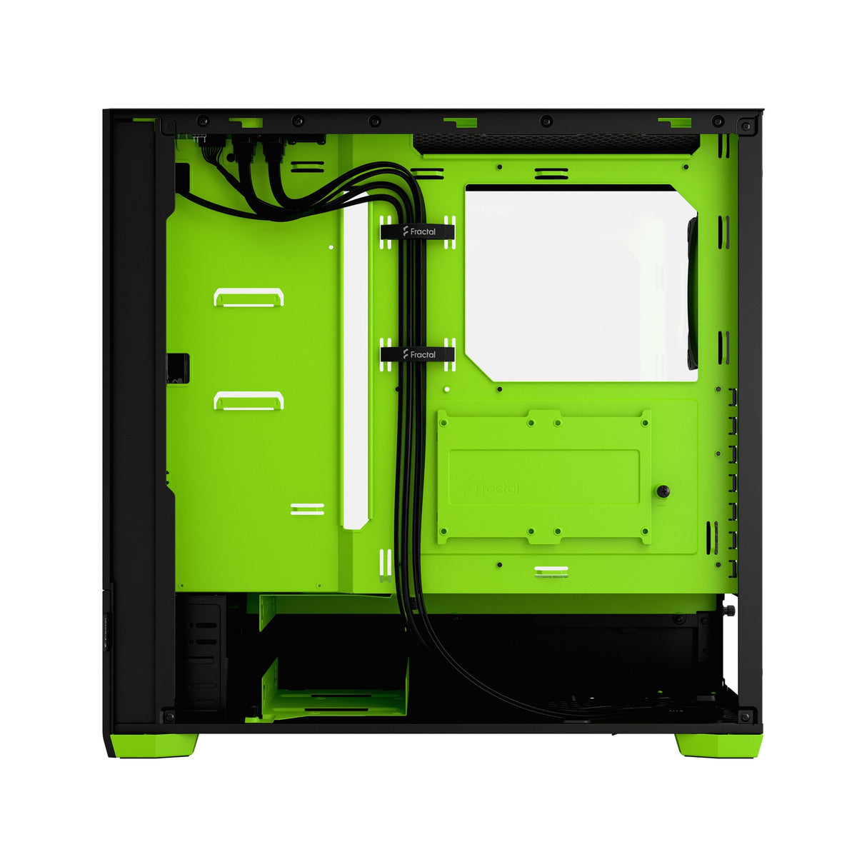 Caja Pc Fractal Design  Pop Air Rgb Green Core Tg Clear Tint
