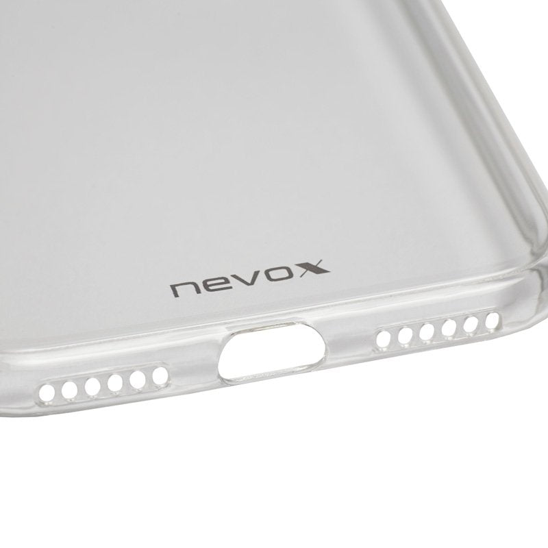 Nevox Styleshell Flex Funda Para Iphone 7 - Carcasa Rígida Gris, Transparente