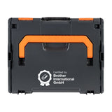 EAN 4262403288560 - Brother ZPTOUCHLBOXXKOMPL caja para equipo Portaaccesorios de viaje rígido Negro, Naranja imagen 1