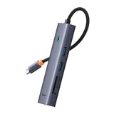 EAN 6932172630744 - Baseus ULTRAJOY 7 İN 1 MULTİFONKSİYONEL HUB ADAPTÖR-UZAY GRİ base para portátil y replicador de puertos A imagen 4
