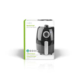 Nedis Freidora De Aire Caliente  2.4 L  Minutero: 30 Min  Analogico/Negro