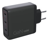 N Lenovo Multi-Port Usb-C 100w Gan-Cargador  Netzteil Schwarz Inkl. Usb-C Cable (1,8m)