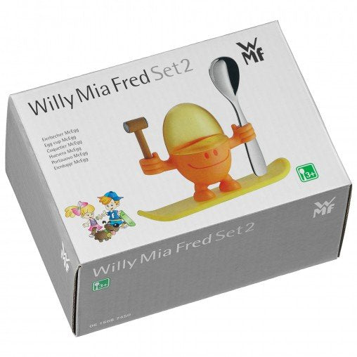 Wmf 0616687450 Mcegg Eierbecher Con Löffel, Naranja