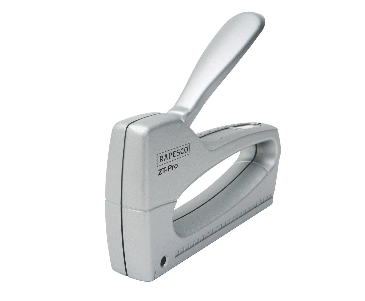 Rapesco Z T-Pro Clavadora/Grapadora - Para Grapas 53/6-8mm - Bloqueo Del Mando - Visor Del Nivel De Grapas - Plata