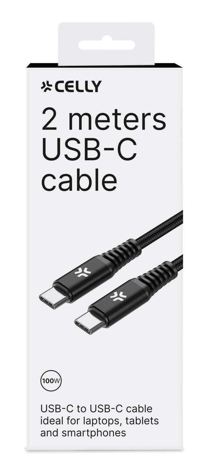 Cable Celly  Usb-C A Usb-C 100w