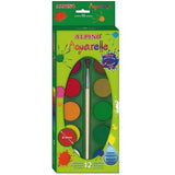 Acuarelas Alpino Aquarelle12 Colores Intensos Y Brillantesø28mmpincel Incluido