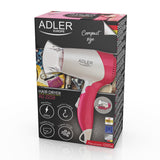 EAN 5903887802246 - Adler AD 2259 secador 1200 W Rosa, Blanco imagen 7