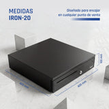 EAN 8435364319307 - iggual IRON-20 Cajón de efectivo automático y manual imagen 11