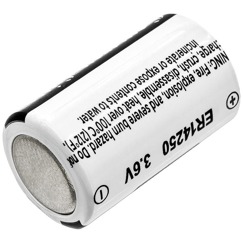 Battery For Er14250 - 4.32wh Li-Socl2 3.6v 1200mah - Black For Application: Water Meters, Gas Meters, Kilowatt Per-Hour Meters, - Warranty: 12m